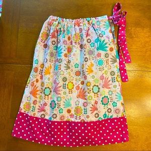 Homeade Fabric Tie Skirt